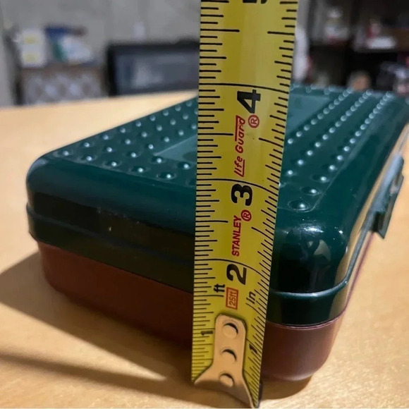 Spacemaker Vtg 1990's Forest Burgundy Hard Pencil Box School Art Pencil Case - Picture 6 of 7